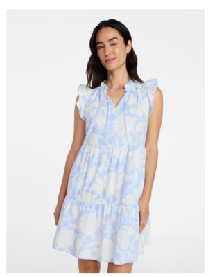 Home Women’s and Women’s Plus Flutter Sleeve Mini Dress